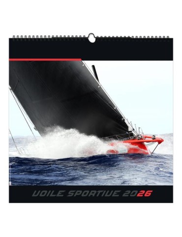 VOILE SPORTIVE 2026 - SMALL 330 x 330 mm - MARQUAGE 1 COULEUR - RELIURE BAGUETTE 2