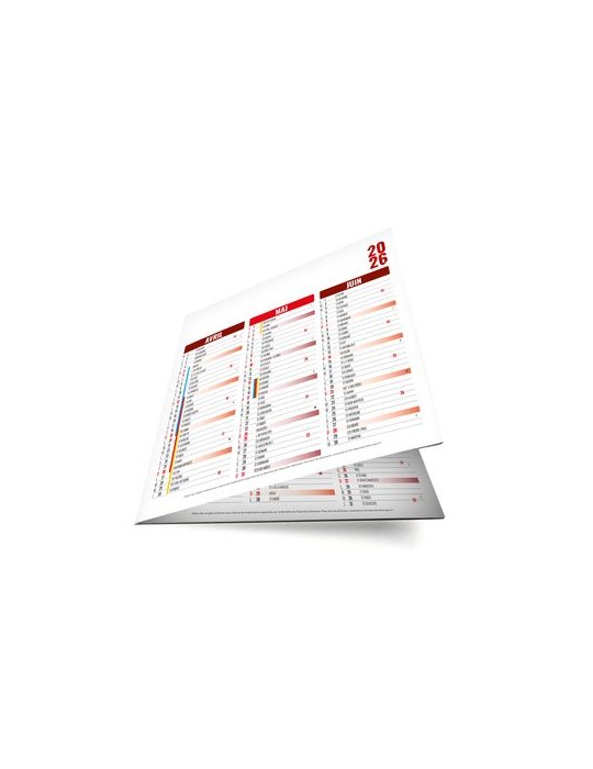 ORIGAMI CARRE ROUGE 2026 - CC REMBORDE - MARQUAGE 1 COULEUR - IDENTIQUE RECTO VERSO