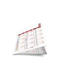 ORIGAMI CARRE ROUGE 2026 - CC REMBORDE - MARQUAGE 1 COULEUR - IDENTIQUE RECTO VERSO personnalisable avec votre logo
