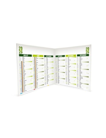 ORIGAMI CARRE VERT 2026 - CC REMBORDE - MARQUAGE 1 COULEUR - IDENTIQUE RECTO VERSO