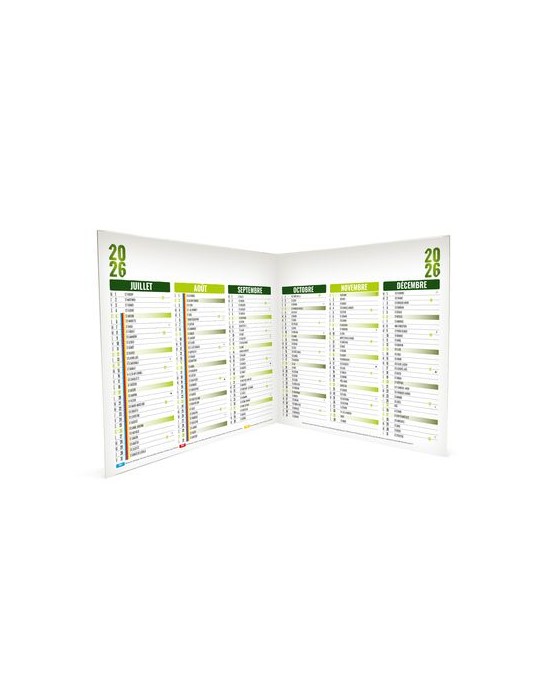 ORIGAMI CARRE VERT 2026 - CC REMBORDE - MARQUAGE 1 COULEUR - IDENTIQUE RECTO VERSO