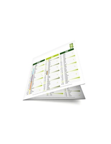 ORIGAMI CARRE VERT 2026 - CC REMBORDE - MARQUAGE 1 COULEUR - IDENTIQUE RECTO VERSO 2