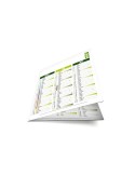 ORIGAMI CARRE VERT 2026 - CC REMBORDE - MARQUAGE 1 COULEUR - IDENTIQUE RECTO VERSO personnalisable avec votre logo