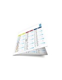 ORIGAMI CARRE ARLEQUIN 2026 - CC REMBORDE - MARQUAGE 1 COULEUR - IDENTIQUE RECTO VERSO personnalisable avec votre logo