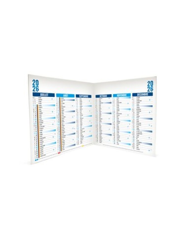 ORIGAMI CARRE BLEU 2026 - CC REMBORDE - MARQUAGE 1 COULEUR - IDENTIQUE RECTO VERSO