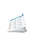 ORIGAMI CARRE BLEU 2026 - CC REMBORDE - MARQUAGE 1 COULEUR - IDENTIQUE RECTO VERSO personnalisable avec votre logo