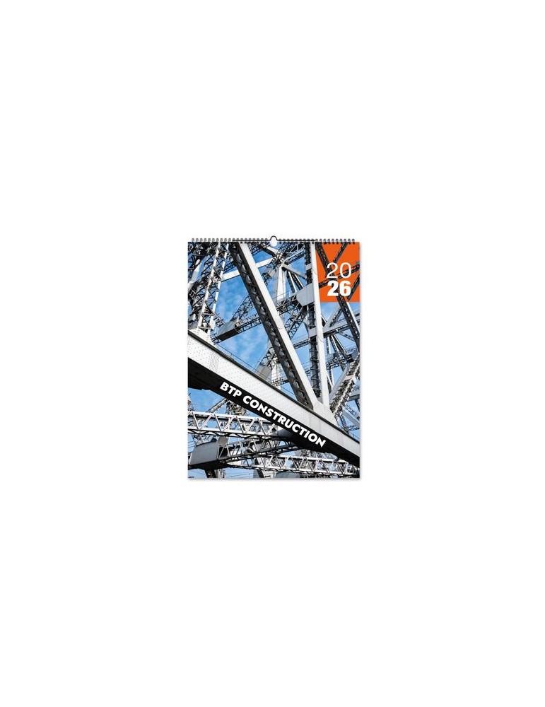 ILLUSTRE CREATION 2026 - 12 FEUILLETS FORMAT 300x420mm - IMPRESSION QUADRI RECTO SUR PAPIER 170GrCB - RELIURE SPIRALE BLANCHE - 