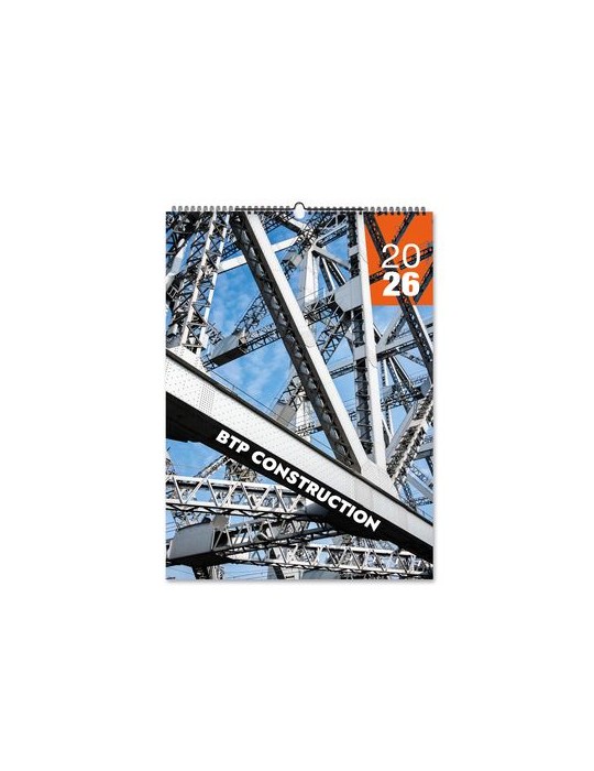 ILLUSTRE CREATION 2026 - 12 FEUILLETS FORMAT 300x420mm - IMPRESSION QUADRI RECTO SUR PAPIER 170GrCB - RELIURE SPIRALE BLANCHE - 