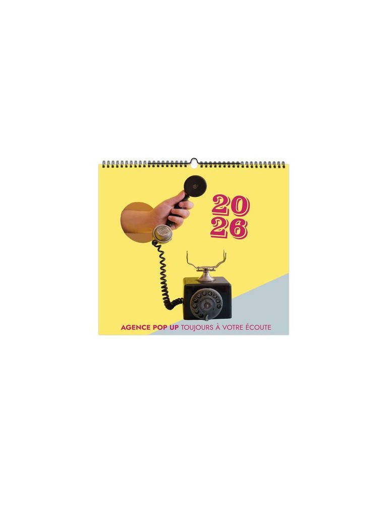 ILLUSTRE CREATION 2026 - 12 FEUILLETS FORMAT 300x420mm - IMPRESSION QUADRI RECTO SUR PAPIER 170GrCB - RELIURE SPIRALE BLANCHE - 