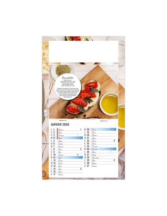 PLAQUE 1 VUE NICOLAS 2026 - DOS CARTON - BLOC B2 - SANS MARQUAGE