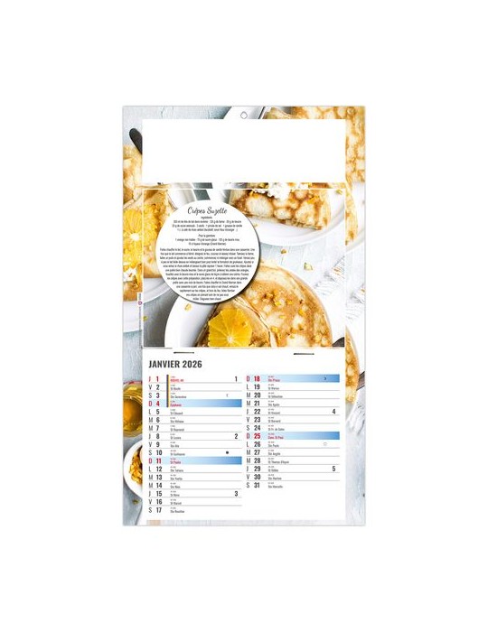 PLAQUE 1 VUE NICOLAS 2026 - DOS CARTON - BLOC B2 - SANS MARQUAGE