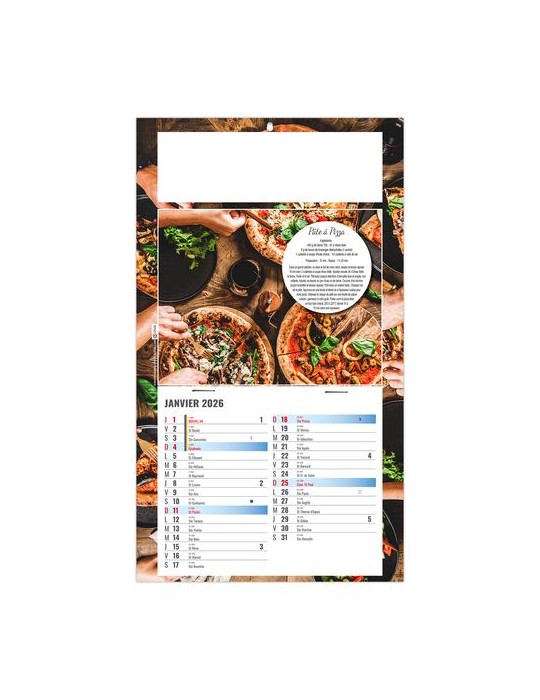 PLAQUE 1 VUE NICOLAS 2026 - DOS CARTON - BLOC B2 - SANS MARQUAGE