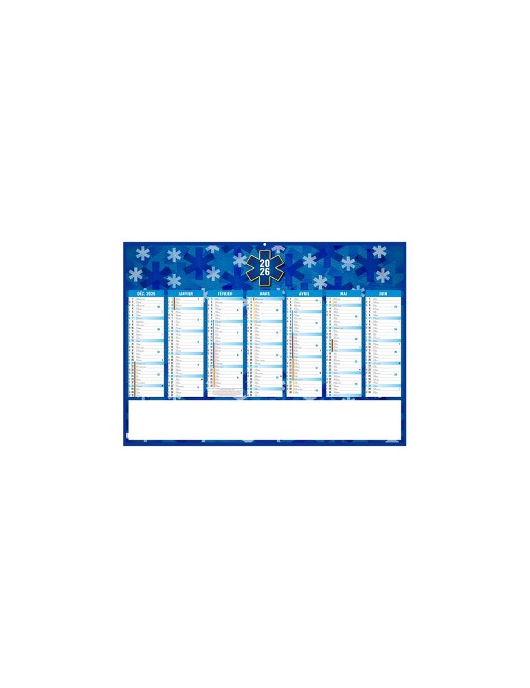 MATTHIEU 2026 - MIDI 430 x 335 mm - LEGER 400G - SANS MARQUAGE - 1 TROU EN TETE