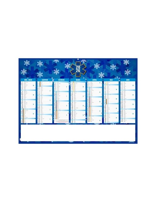 MATTHIEU 2026 - MIDI 430 x 335 mm - LEGER 400G - SANS MARQUAGE - 1 TROU EN TETE