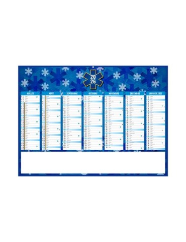 MATTHIEU 2026 - MIDI 430 x 335 mm - LEGER 400G - SANS MARQUAGE - 1 TROU EN TETE personnalisation rapide en France