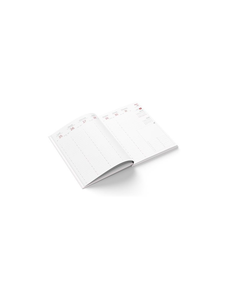 AGENDA EMBOITE ACTUEL 2026 - MINI 90 x 165 mm - SANS MARQUAGE