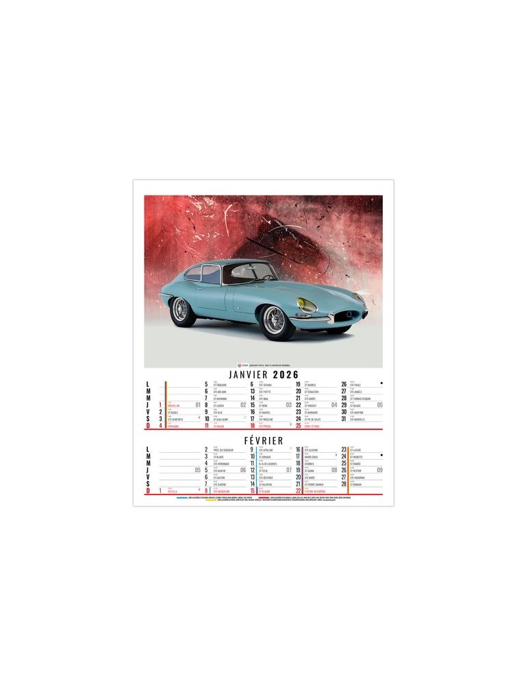 GILLES 2026 - 6 FEUILLETS - BLOC SEUL SANS MARQUAGE