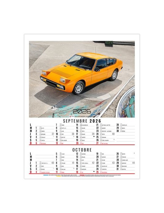 GILLES 2026 - 6 FEUILLETS - BLOC SEUL SANS MARQUAGE