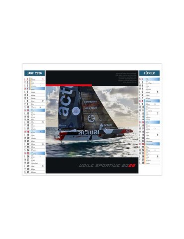2EN1 - MARIN 2026 - XXL 474 x 700 mm - MARQUAGE 1 COULEUR goodies publicitaire événementiel