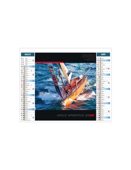 2EN1 - MARIN 2026 - XXL 474 x 700 mm - MARQUAGE 1 COULEUR