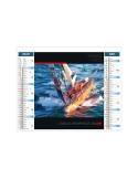 2EN1 - MARIN 2026 - XXL 474 x 700 mm - MARQUAGE 1 COULEUR cadeau collaborateur premium