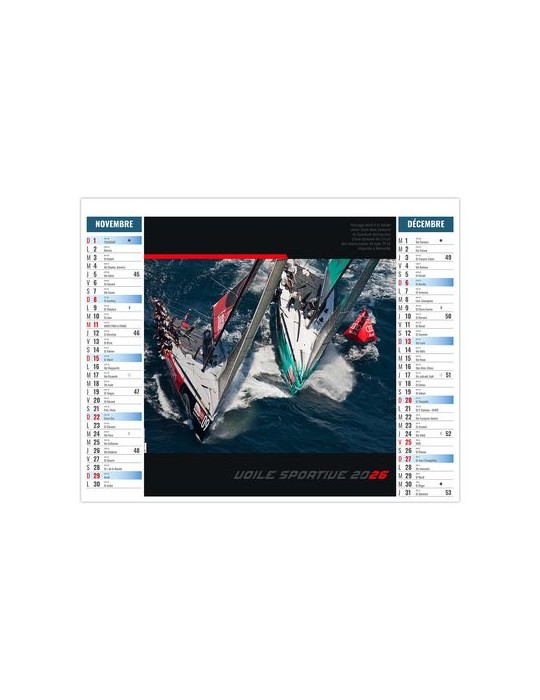 2EN1 - MARIN 2026 - XXL 474 x 700 mm - MARQUAGE 1 COULEUR