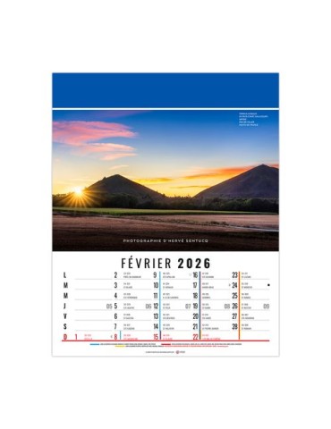 CELINE 2026 - 12 FEUILLETS - BLOC SEUL SANS MARQUAGE cadeau entreprise pas cher