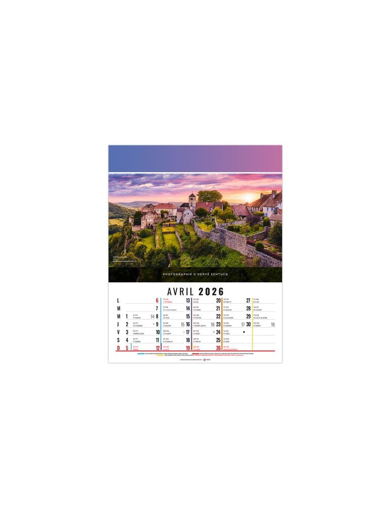 CELINE 2026 - 12 FEUILLETS - BLOC SEUL SANS MARQUAGE