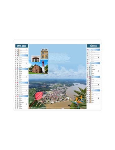 2EN1 - OUTREMER 2026 - XXL 474 x 700 mm - MARQUAGE 1 COULEUR 2
