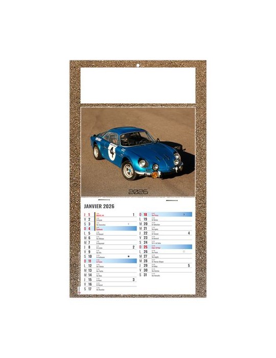 PLAQUE 1 VUE YANN 2026 - DOS CARTON - BLOC B2 - SANS MARQUAGE