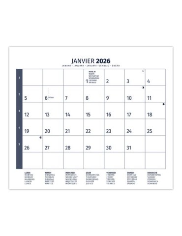 PLAQUE 1 VUE YANN 2026 - DOS CARTON - BLOC B2 - SANS MARQUAGE marquage laser ultra précis