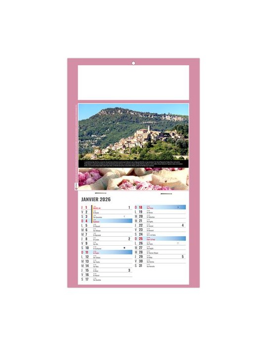 PLAQUE 1 VUE STEPHANE 2026 - DOS CARTON - BLOC B2 - SANS MARQUAGE