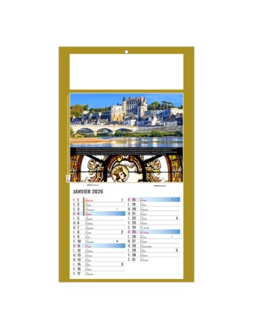 PLAQUE 1 VUE STEPHANE 2026 - DOS CARTON - BLOC B2 - SANS MARQUAGE cadeau entreprise pas cher