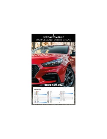 PLAQUE 1 VUE CREATION 2026 - 260 x 420 mm - DOS CARTON 350g - BLOC B1 impression haute définition