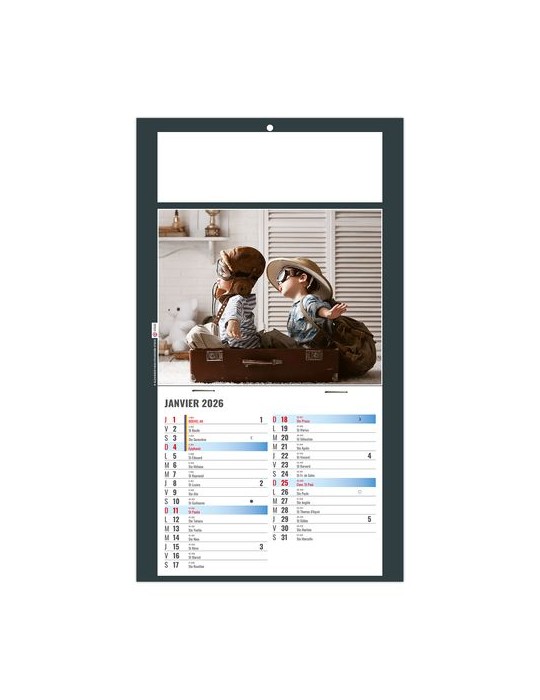 PLAQUE 1 VUE REMI 2026 - DOS CARTON - BLOC B2 - SANS MARQUAGE