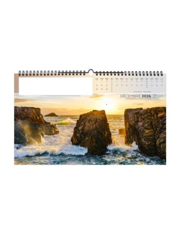 ENVERGURE 2026 - XXL 620 x 360 mm - MARQUAGE 1 COULEUR livraison express 24h 48h