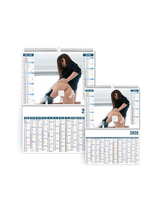 2EN1 - CHARME 2026 - SMALL 330 x 470 mm - MARQUAGE 1 COULEUR