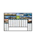CONTINENTAL 2026 - MAXI 650 x 405 mm - LEGER 400G RECTO SEUL - SANS MARQUAGE - 1 TROU EN TETE personnalisable avec votre logo