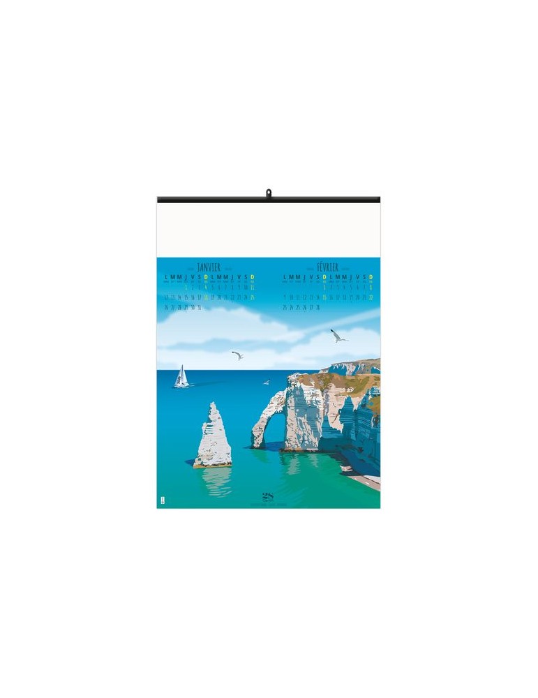 TOUR DE FRANCE VINTAGE 2026 - 6 FEUILLETS - RELIURE BAGUETTE - MARQUAGE 1 COULEUR