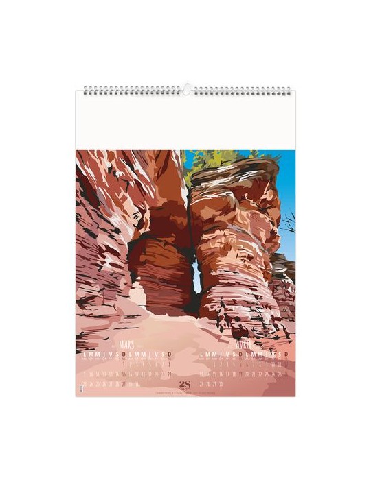 TOUR DE FRANCE VINTAGE 2026 - 6 FEUILLETS - RELIURE BAGUETTE - MARQUAGE 1 COULEUR