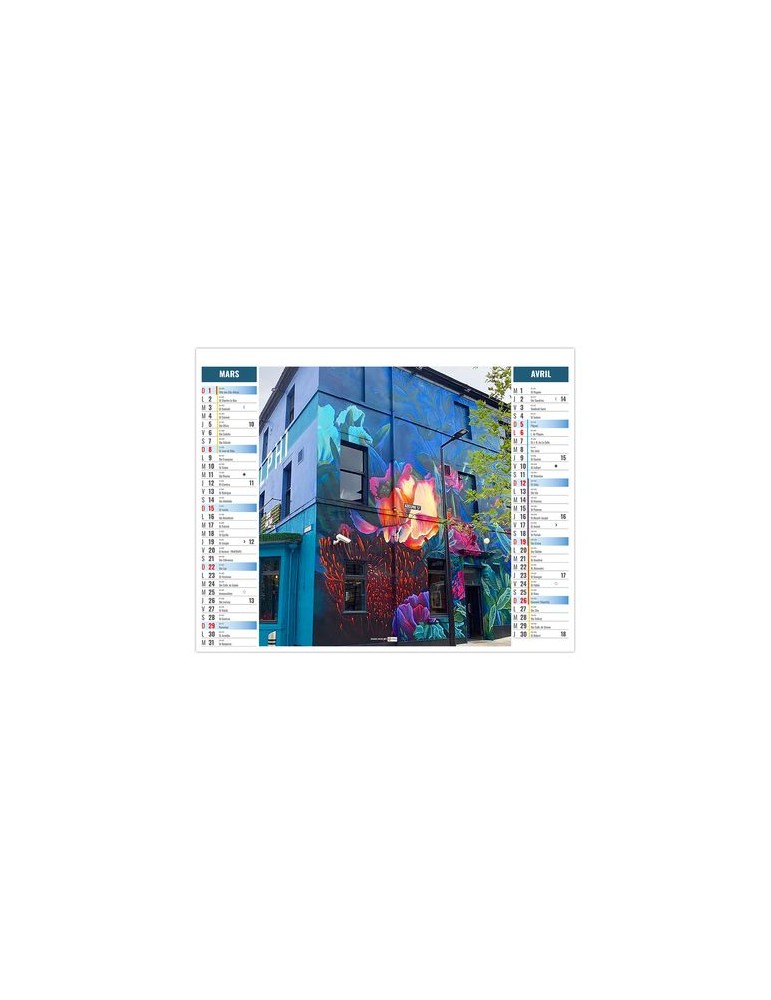 2EN1 - URBAIN 2026 - XXL 474 x 700 mm - MARQUAGE 1 COULEUR