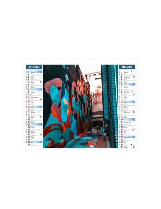 2EN1 - URBAIN 2026 - XXL 474 x 700 mm - MARQUAGE 1 COULEUR