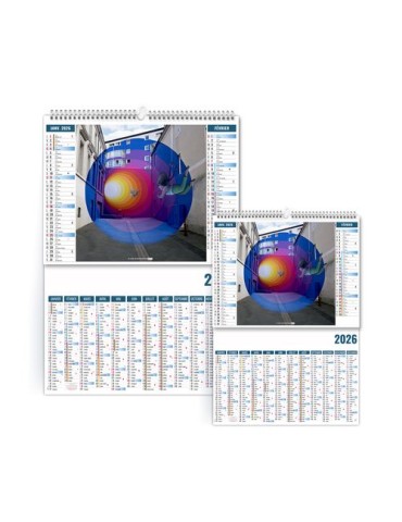 2EN1 - URBAIN 2026 - XXL 474 x 700 mm - MARQUAGE 1 COULEUR 2