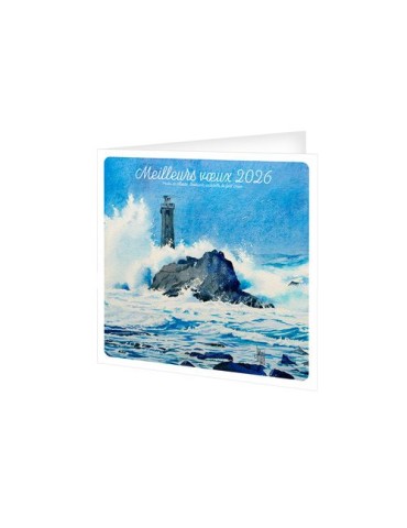 CARTE DE VOEUX - EMBRUN 2026  AVEC ENVELOPPE - SANS MARQUAGE