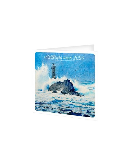 CARTE DE VOEUX - EMBRUN 2026  AVEC ENVELOPPE - SANS MARQUAGE