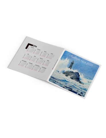 CARTE DE VOEUX - EMBRUN 2026  AVEC ENVELOPPE - SANS MARQUAGE 2