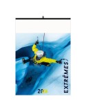 EXTRÊMES 2026 - 6 FEUILLETS - RELIURE BAGUETTE - MARQUAGE 1 COULEUR nombre de pages : 12 pages cadeau entreprise pas cher