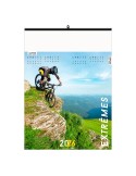 EXTRÊMES 2026 - 6 FEUILLETS - RELIURE BAGUETTE - MARQUAGE 1 COULEUR nombre de pages : 12 pages goodies publicitaire événementiel