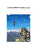 EXTRÊMES 2026 - 6 FEUILLETS - RELIURE BAGUETTE - MARQUAGE 1 COULEUR nombre de pages : 12 pages livraison express 24h 48h