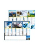 ADRENALINE 2026 - MIDI 430 x 335 mm - LEGER 400G - SANS MARQUAGE - 1 TROU EN TETE
